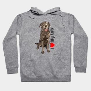 Silver Labrador, Lab Hoodie